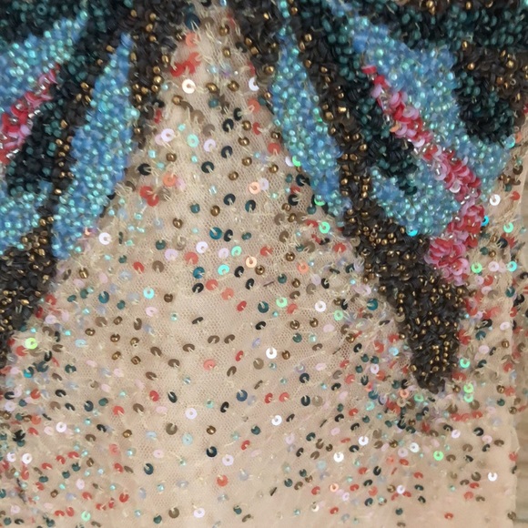 FREE PEOPLE BEADED Butterfly Dress - Picture 10 of 11